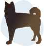 Extra-large dog icon.